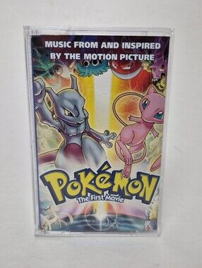 Pokemon The First Movie Audio Cassette Tape Soundtrack 1999 Nintendo Complete